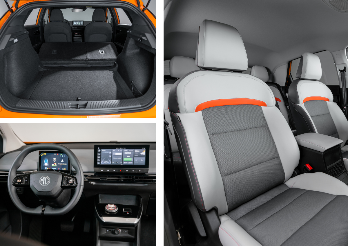 Das Interieur des MG4.