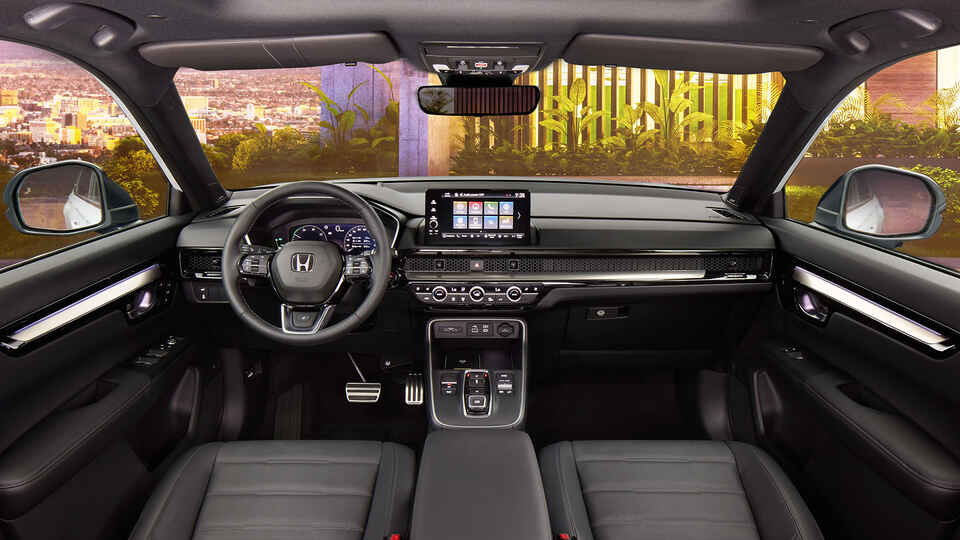 Das Cockpit des Honda CR-V.