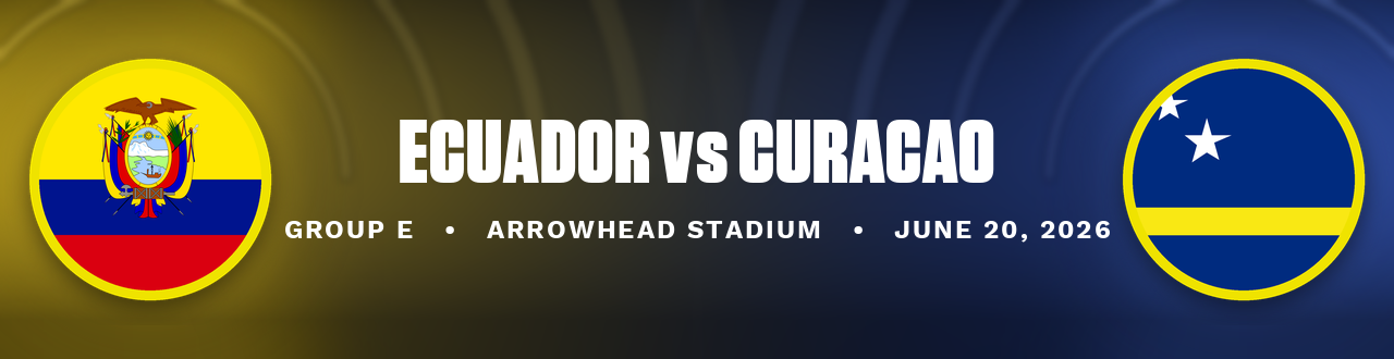 World Cup previews today ft. Curacao vs. Ecuador.