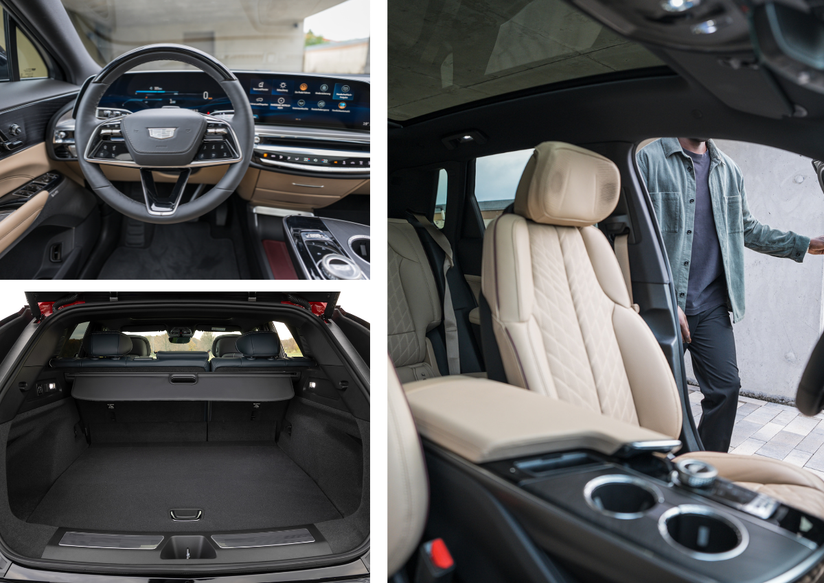 Das Interieur des Cadillac Lyriq.