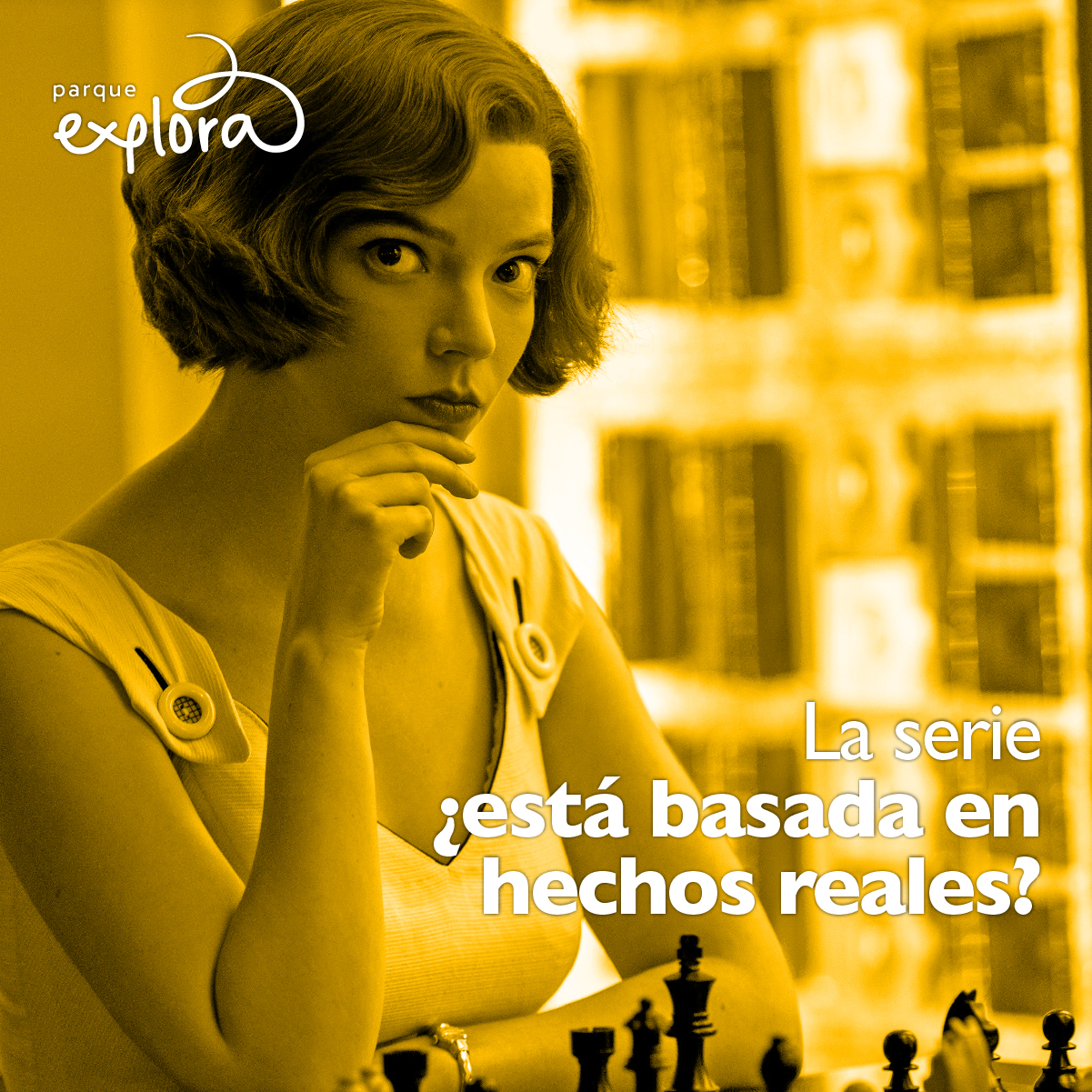 Escena de la serie Gambito de Dama