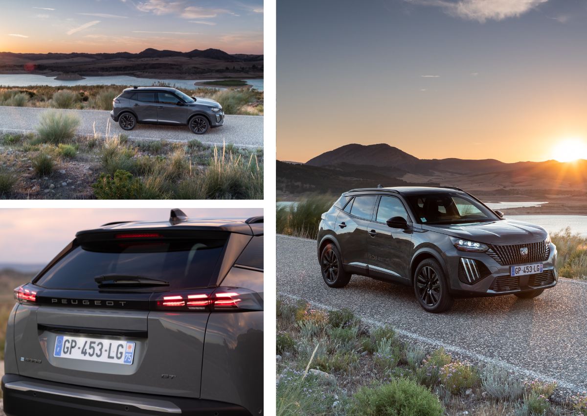 Das Exterieur des Peugeot e-2008.