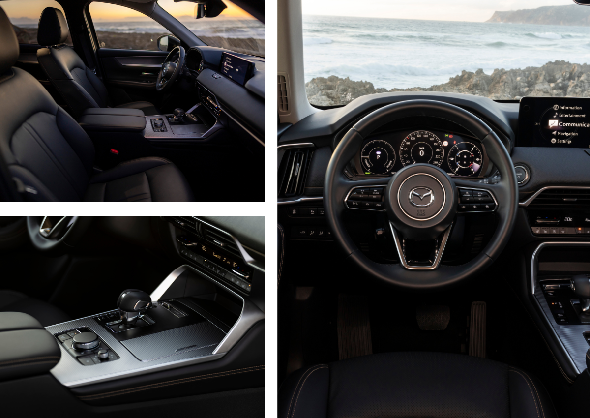 Das Interieur des Mazda CX-60.