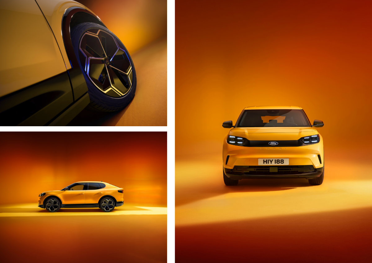 Das Exterieur des Ford Capri.