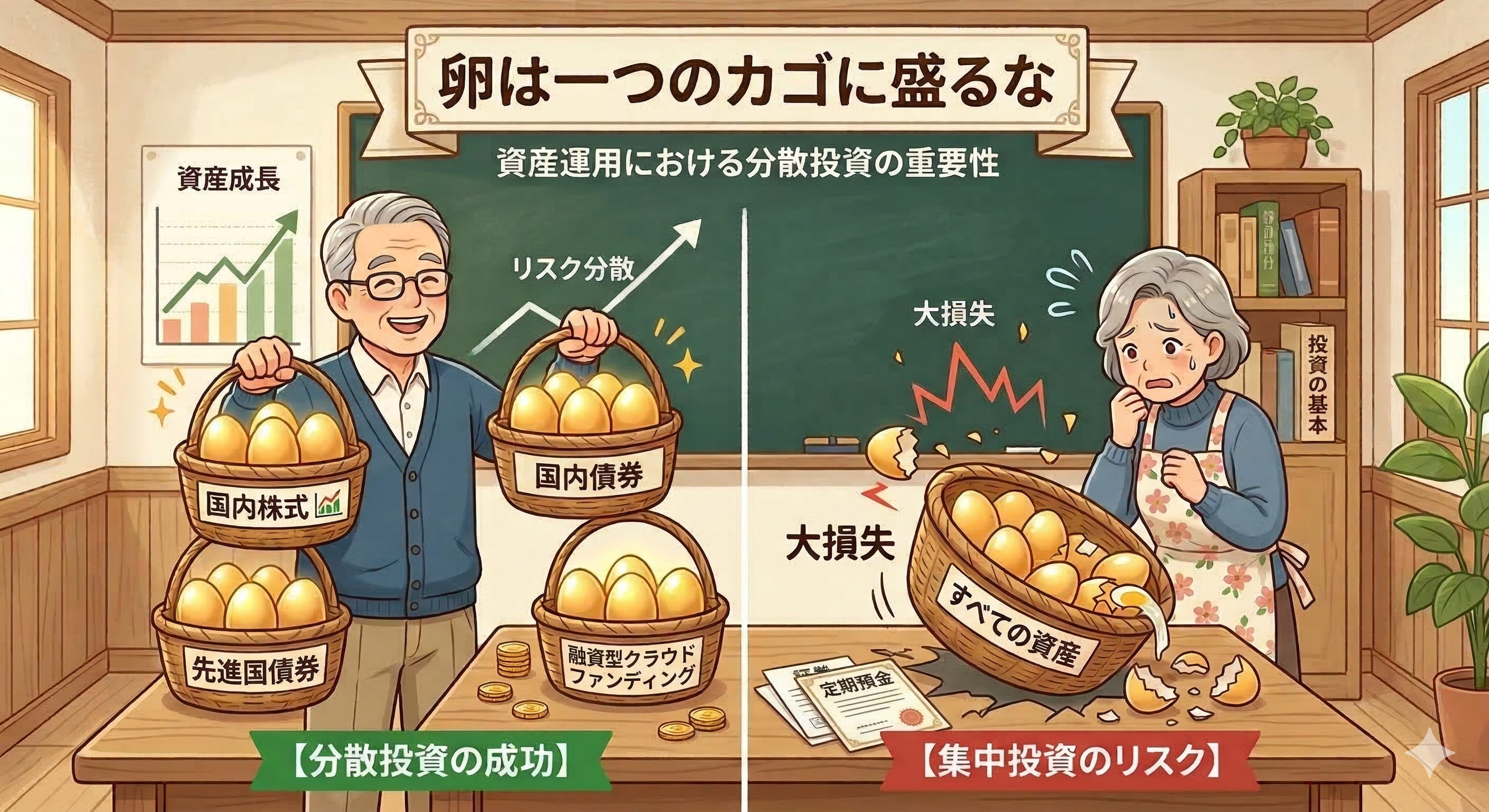 分散投資のためのポートフォリオの作り方|年代別・リスク許容度別のおすすめ資産配分