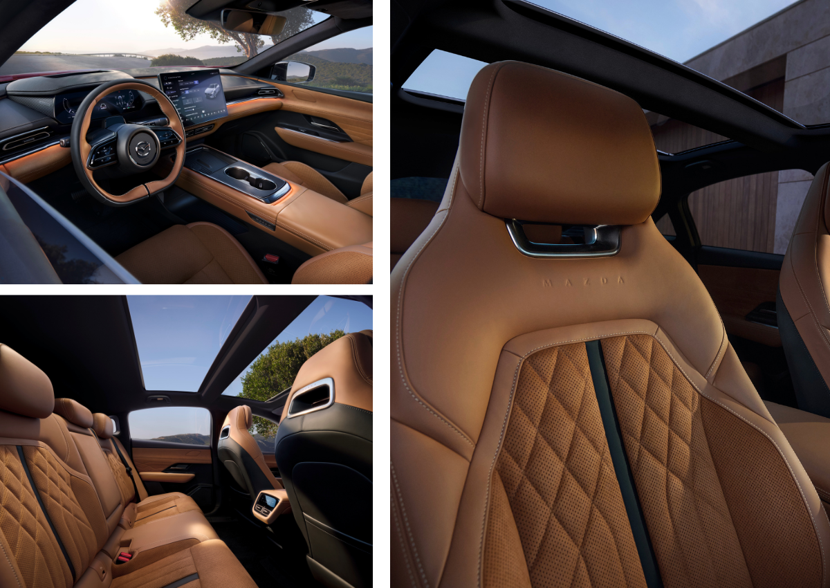 Das Interieur des Mazda 6e.