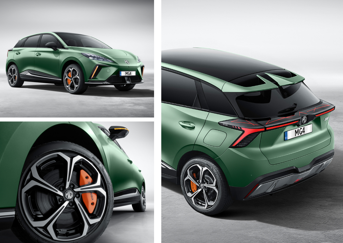 Das Exterieur des MG4.