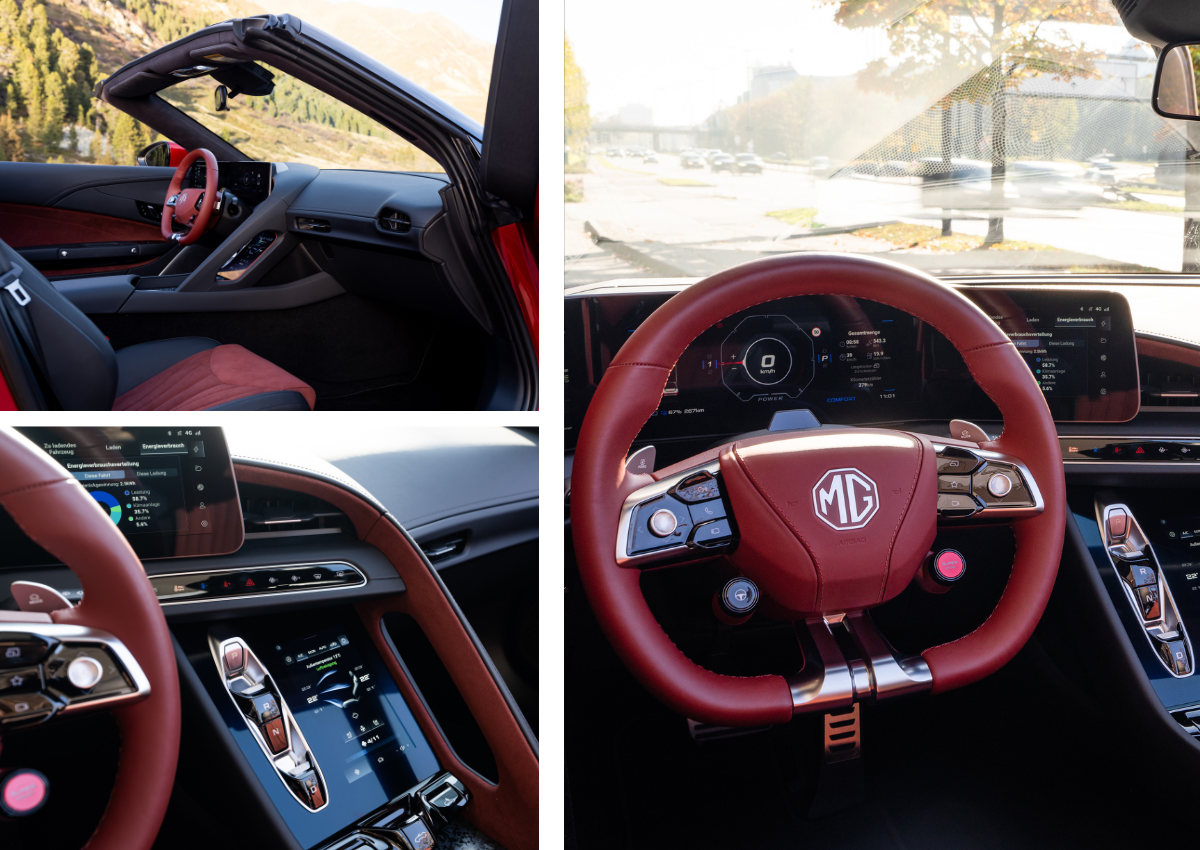 Das Interior des MG Cyberster