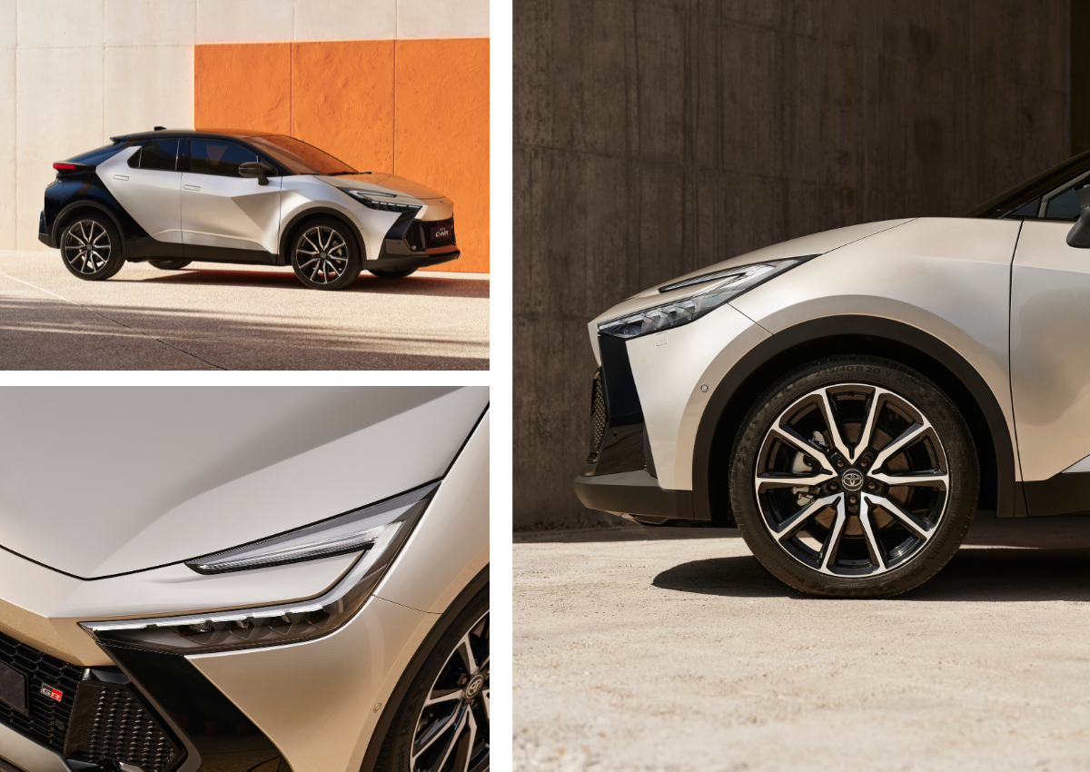 Das Exterieur des Toyota C-HR.