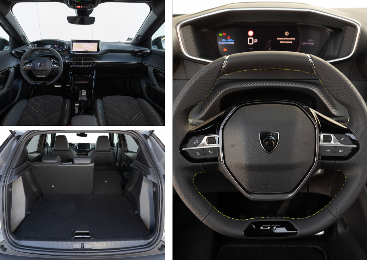 Das Interieur des Peugeot e-2008.