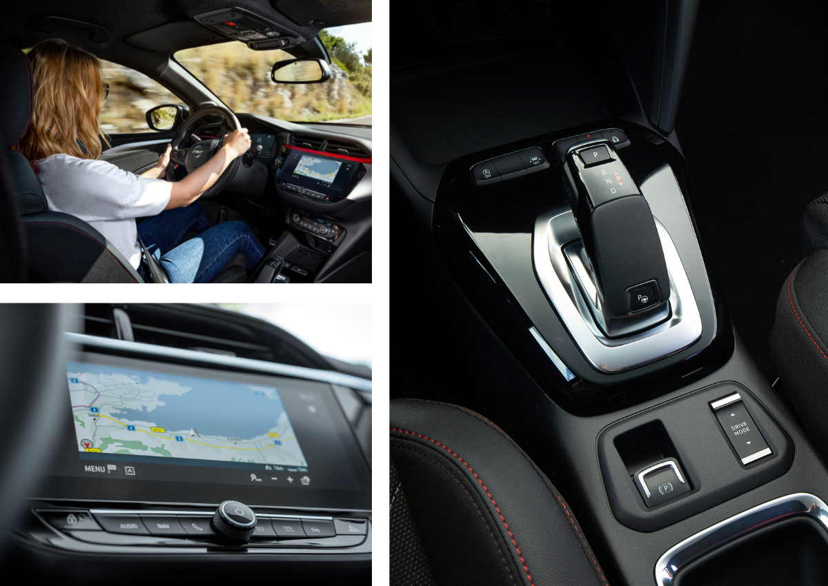 Das Interieur des Opel Corsa.