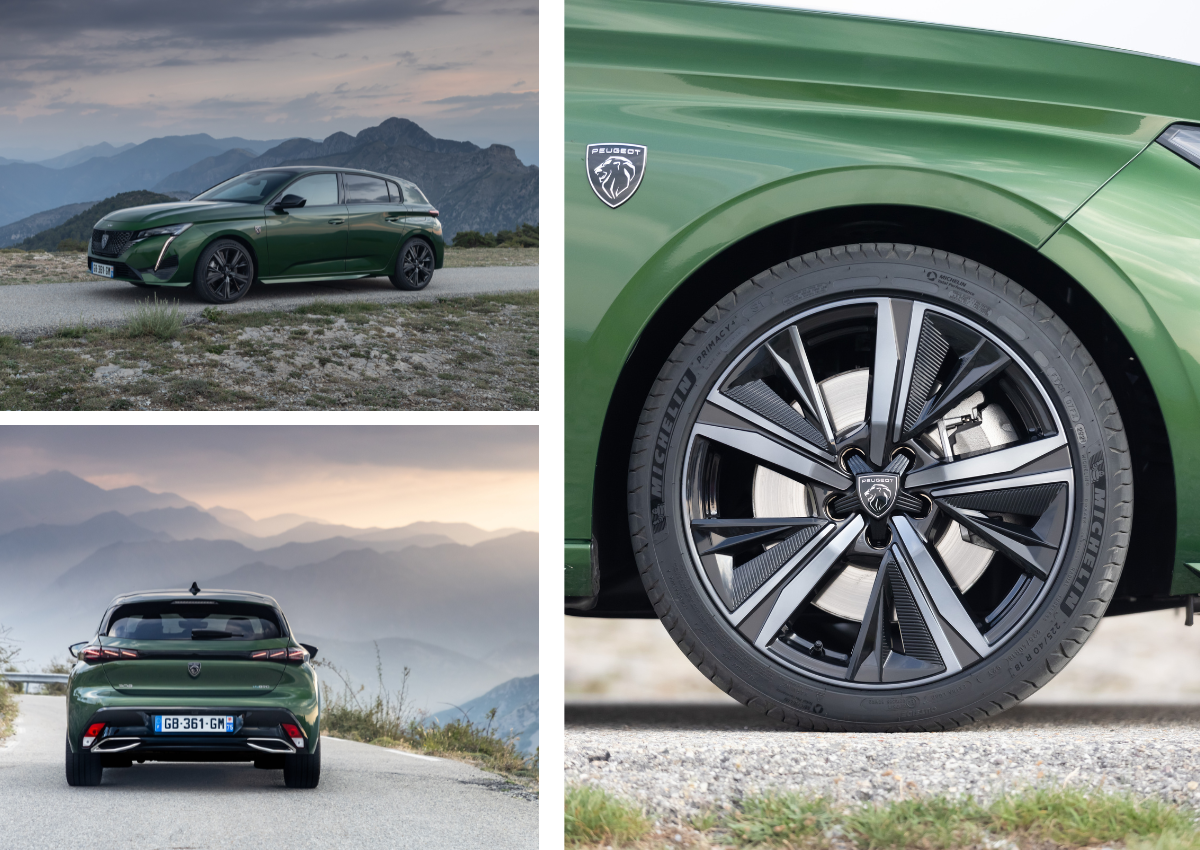 Das Exterieur des Peugeot 308.