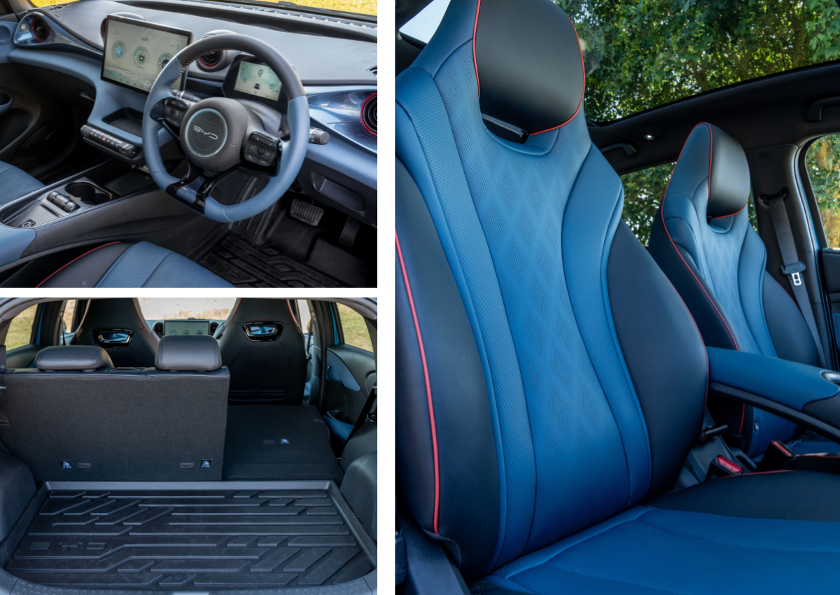 Das Interieur des BYD Dolphin.