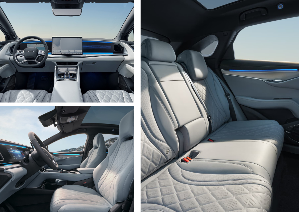 Das Interieur des BYD Sealion 7.