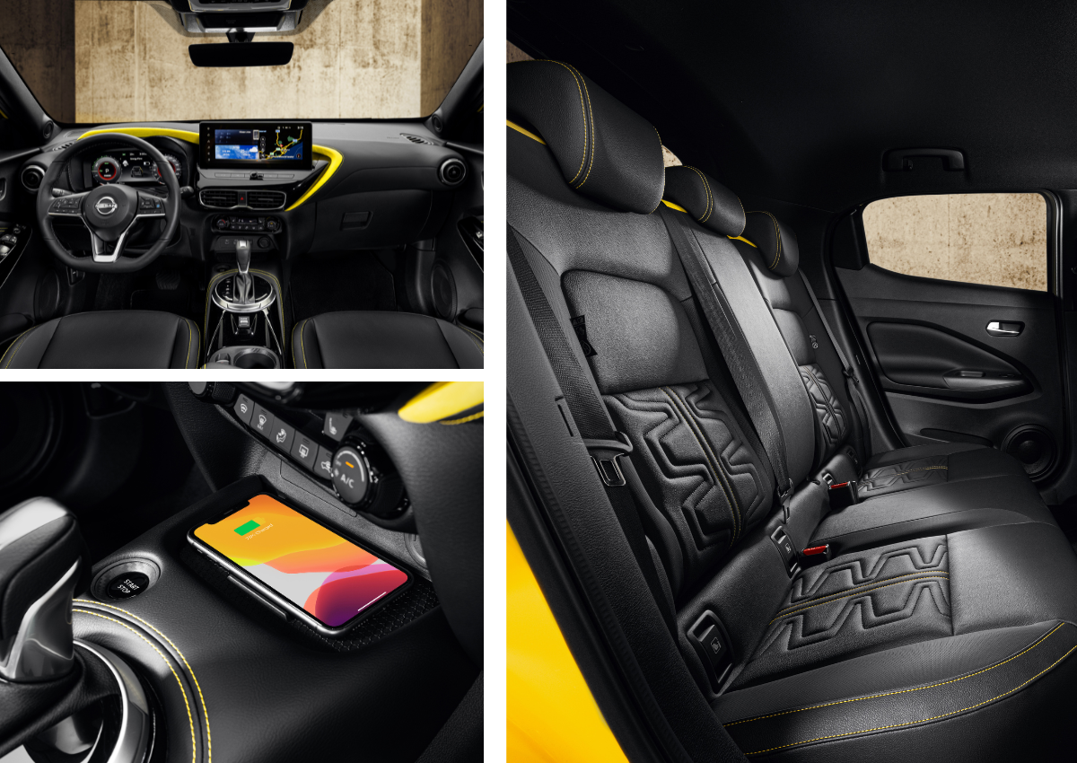 Das Interieur des Nissan Juke.