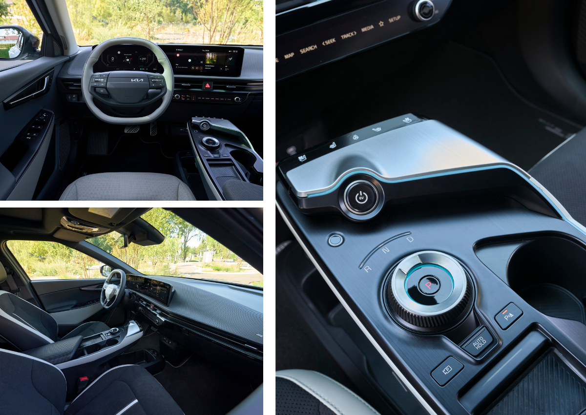 Das Interieur des Kia EV6.