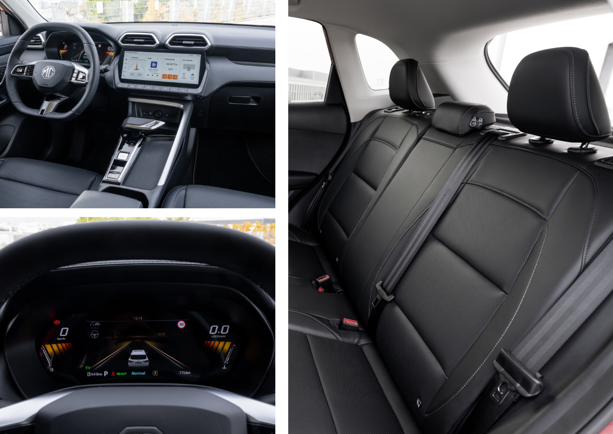 Das Interieur des MG ZS.