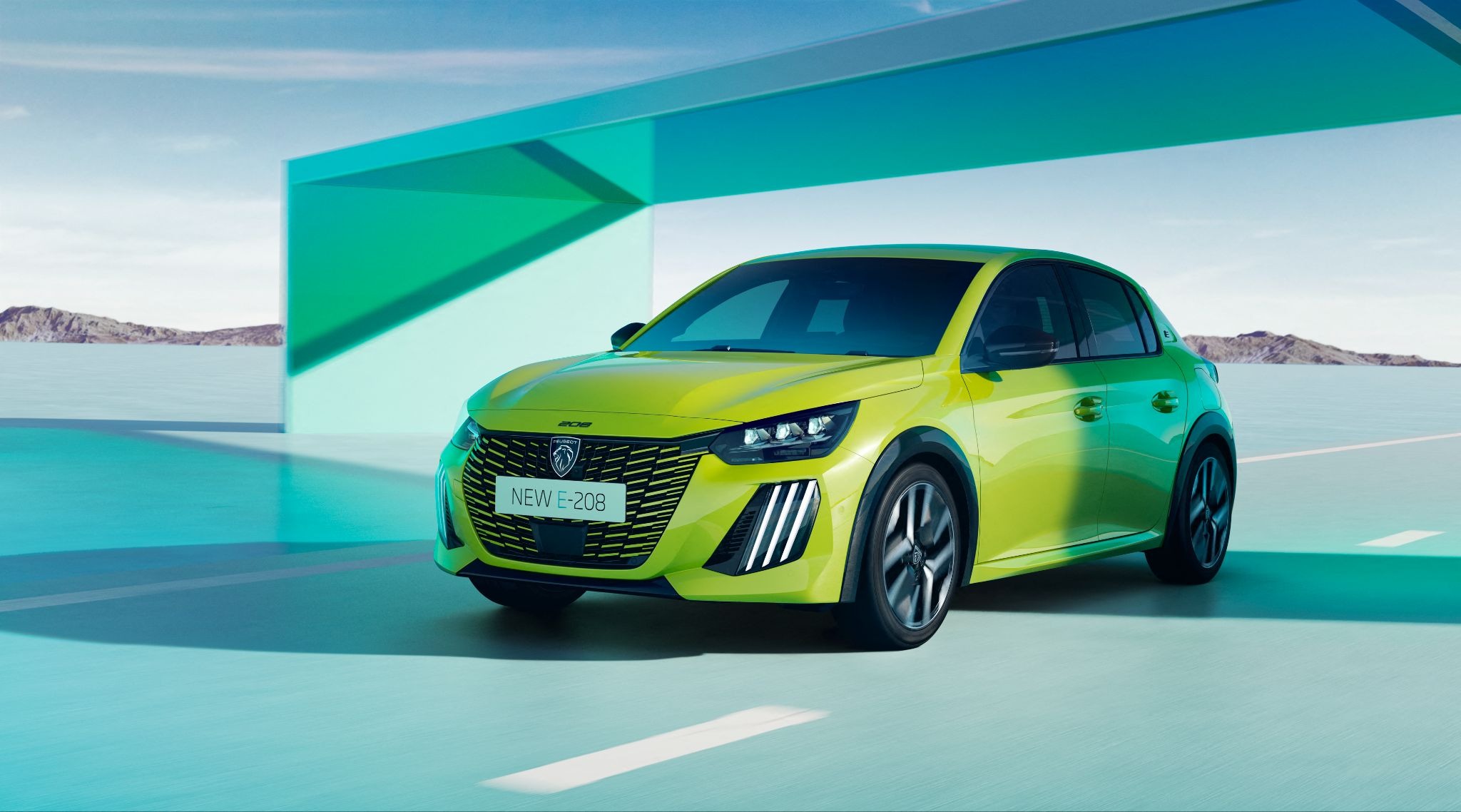 Ein Peugeot e-208 als einer der besten Kleinwagen 2026.