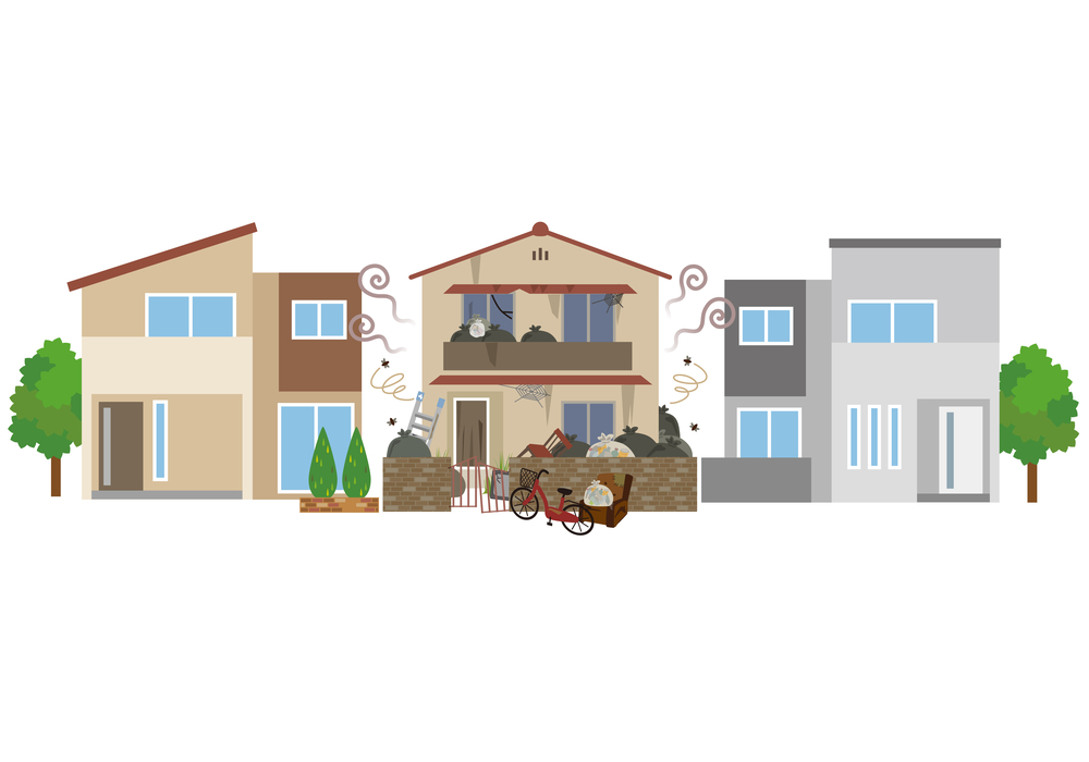 trashed house
