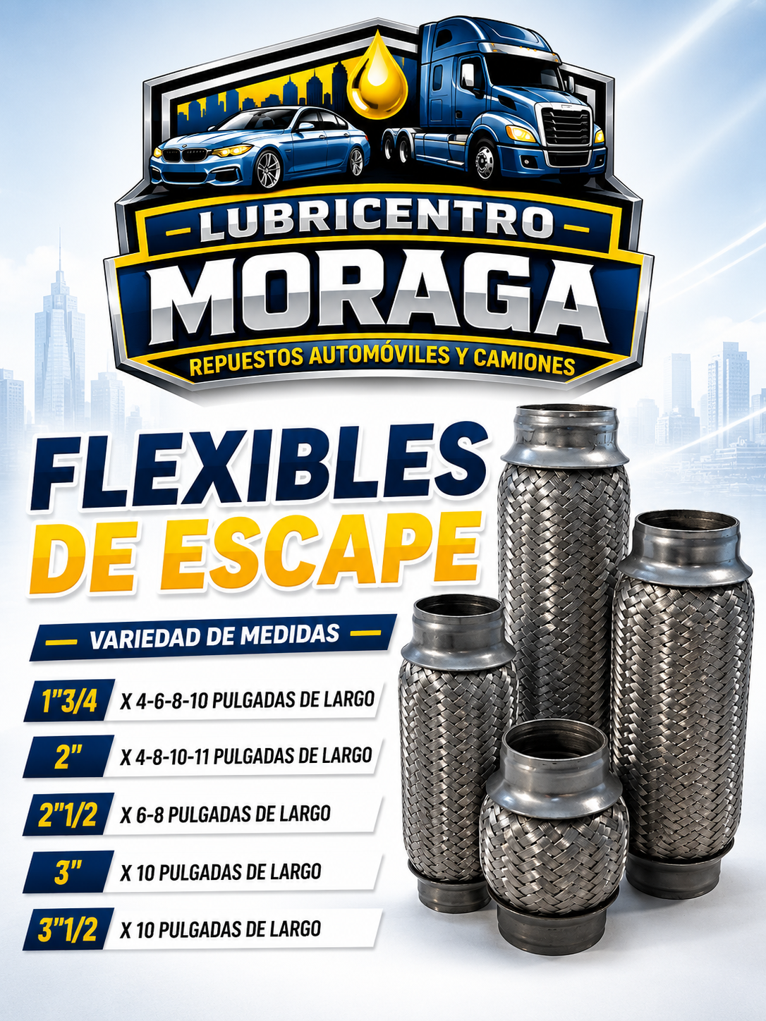 FLEXIBLES DE ESCAPE 