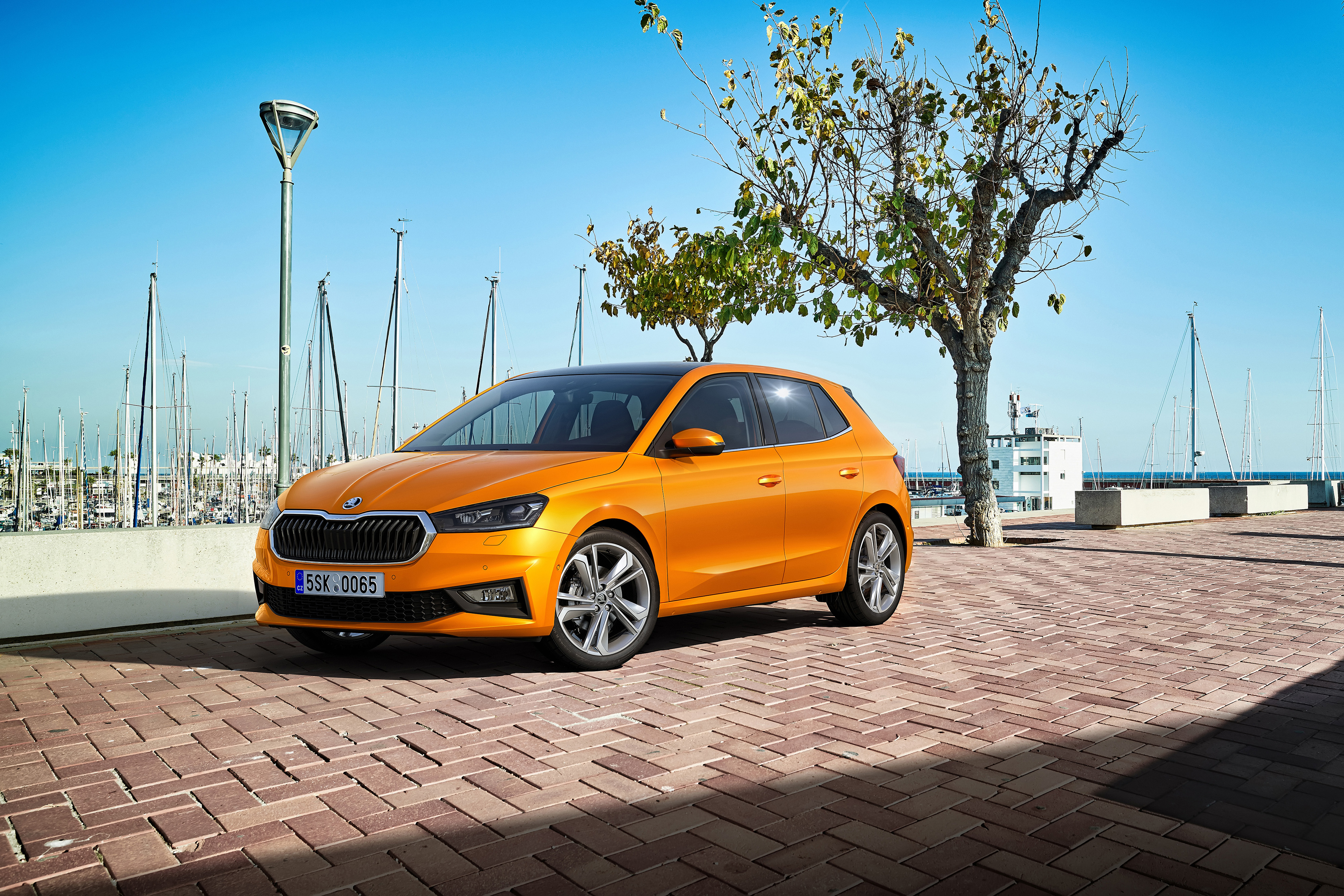 Ein Skoda Fabia.