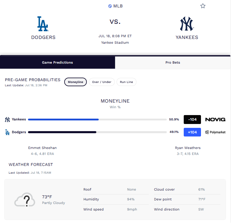 1784399934339 - How to build Home Run parlays with Dimers Pro MLB predictions