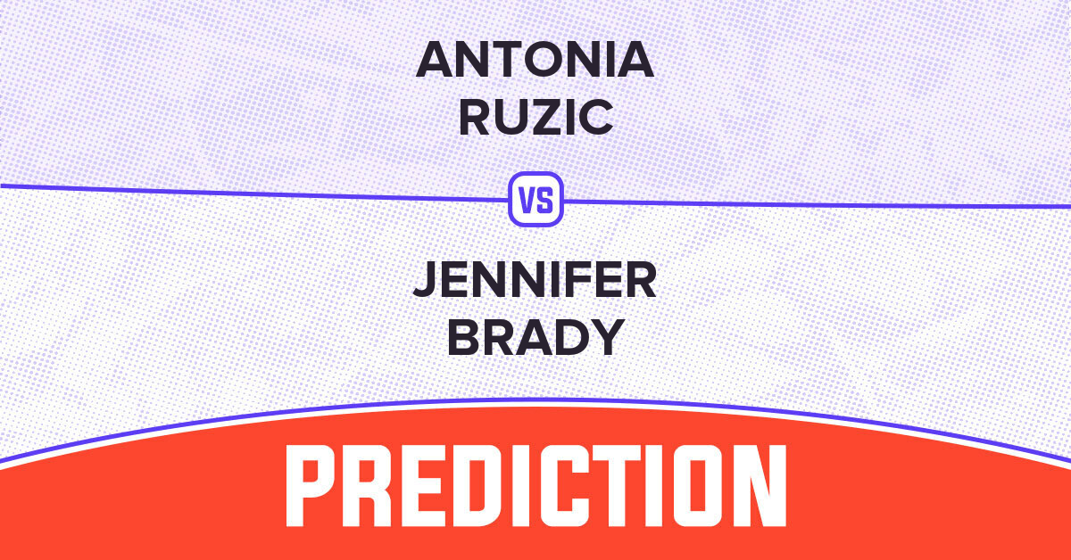 Steely Ruzic Antonia Ruzic vs Jennifer Brady Prediction - WTA Indian Wells Open 2026