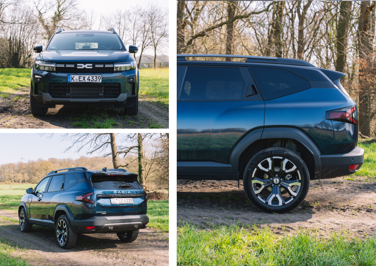 Das Exterieur des Dacia Bigster.