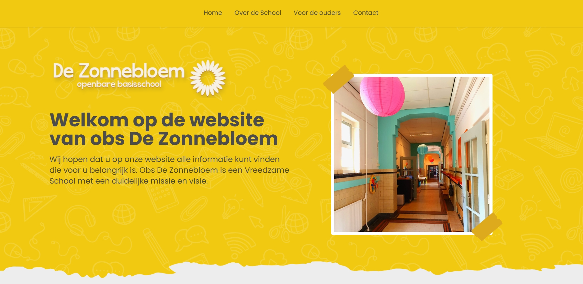 Screenshot De Zonnebloem Openbare Basisschool