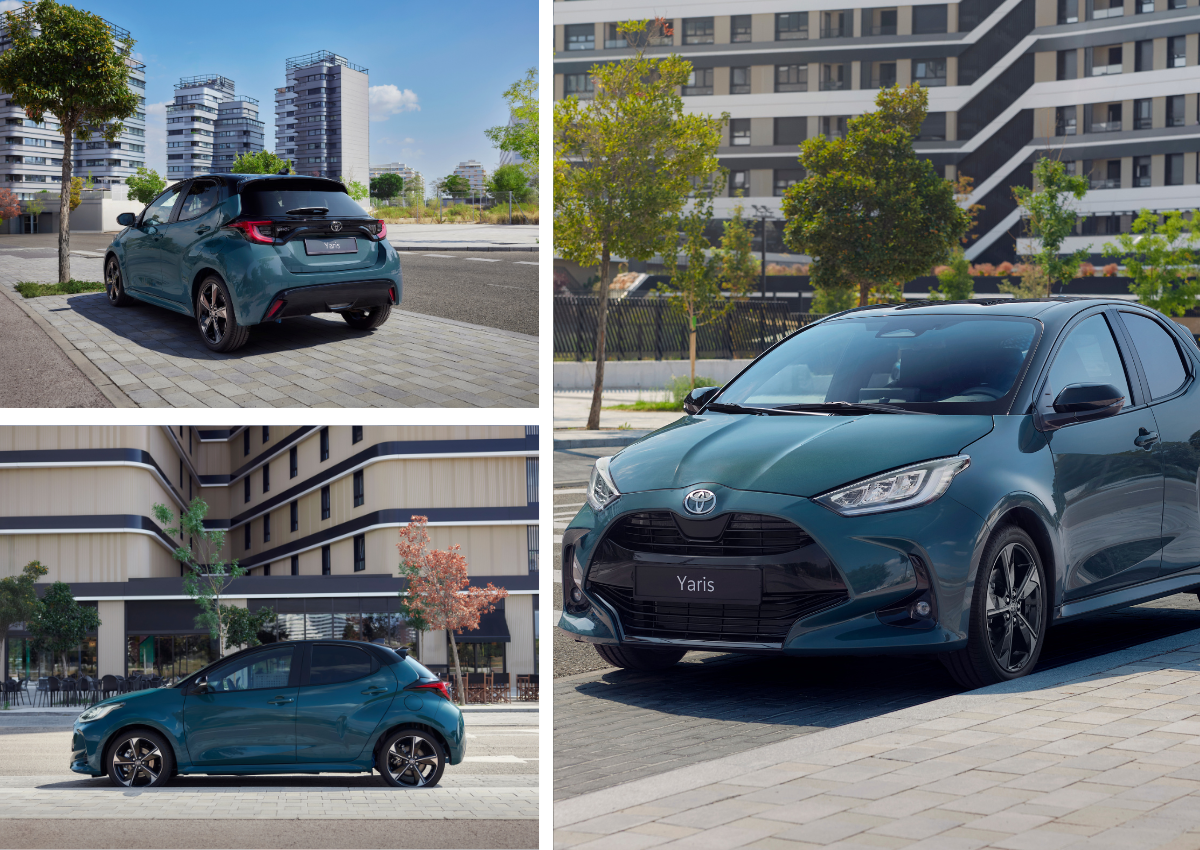 Das Exterieur des Toyota Yaris.