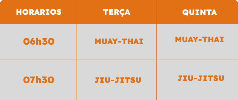 Horários BlueFit Novo Osasco