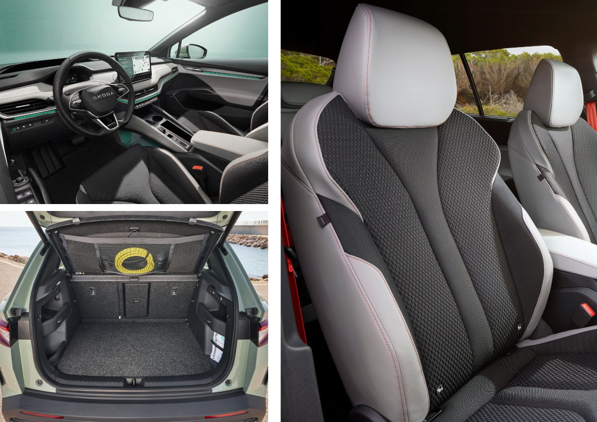 Das Interieur des Skoda Elroq.