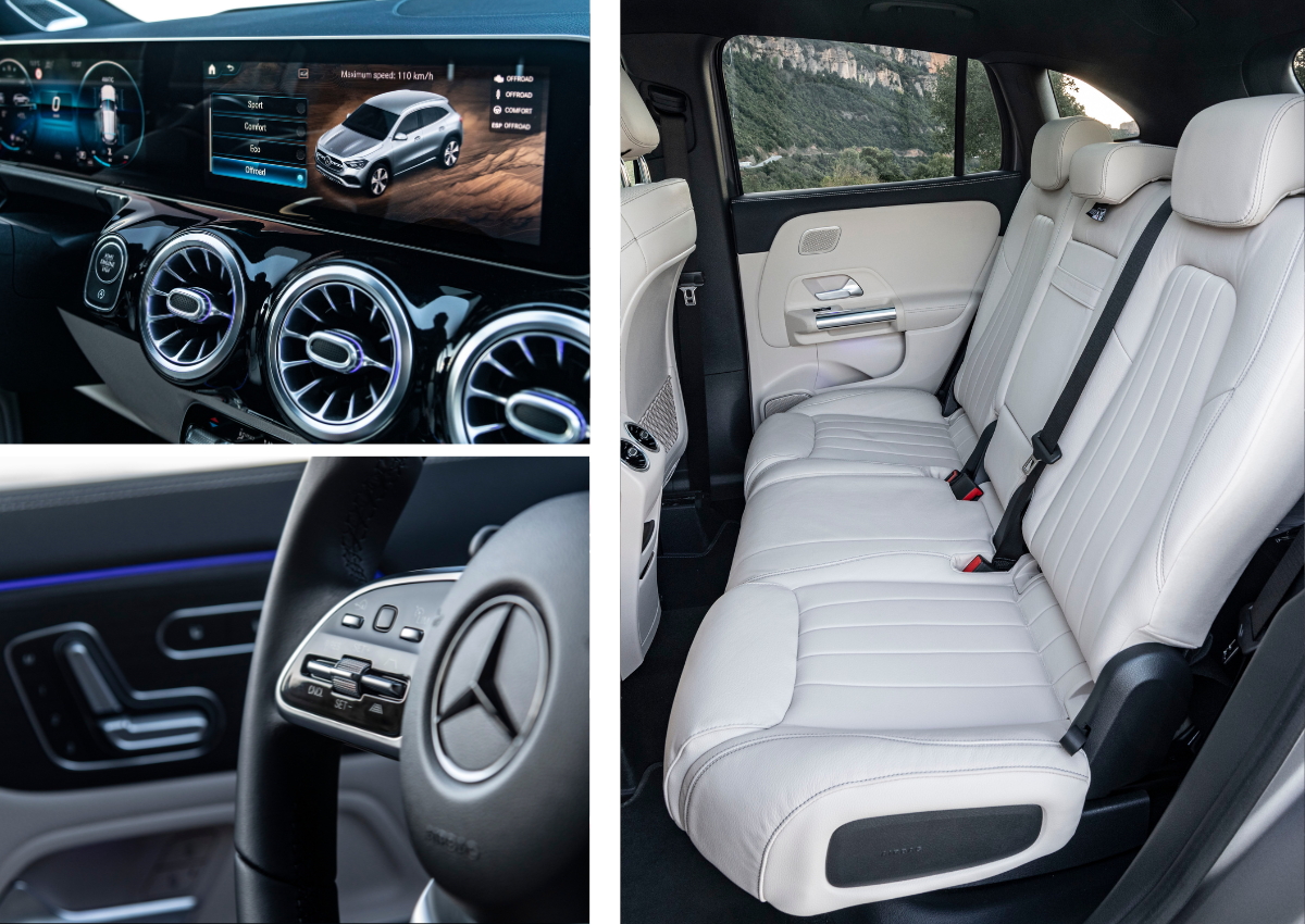Das Interieur des Mercedes GLA.