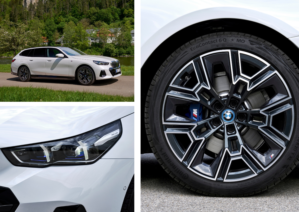 Das Exterieur des BMW 5er Tourings.