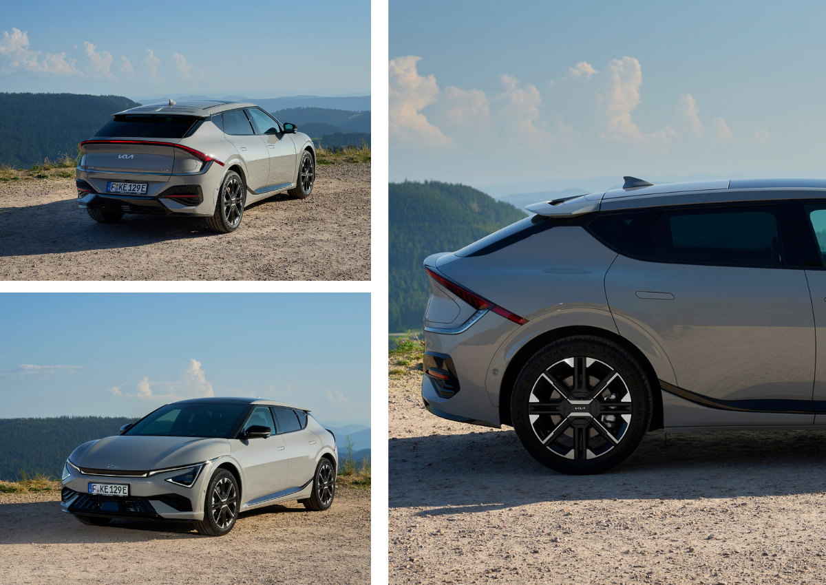 Das Exterieur des Kia EV6.